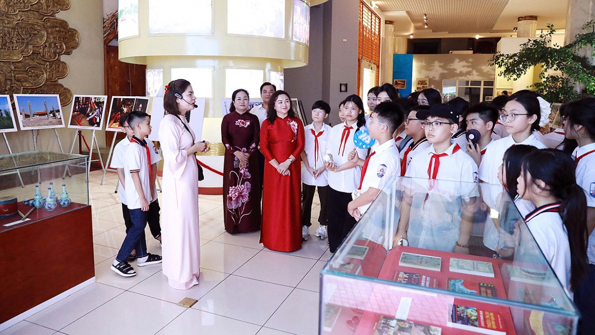 Bảo tàng Hùng Vương trưng bày chuyên đề “Văn hóa thời đại Hùng Vương – Tinh hoa hội tụ”. (Ảnh: BTHV)