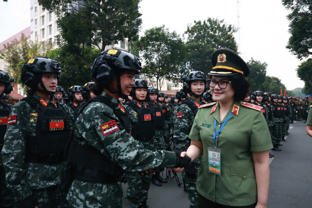 Thiếu tướng Ngô Hoài Thu, Phó Cục trưởng Cục Công tác chính trị, Trưởng ban Phụ nữ CAND khẳng định.