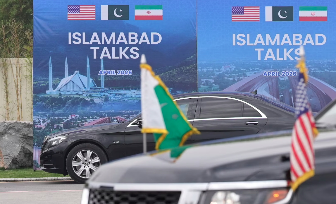 Đàm phán hòa bình Mỹ-Iran diễn ra tại Pakistan vào tháng 4/2026. Ảnh minh họa: Reuters