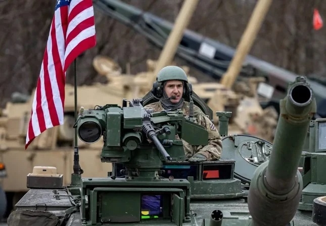 Một binh sĩ Mỹ ở Đức. Ảnh: EPA-EFE/Shutterstock