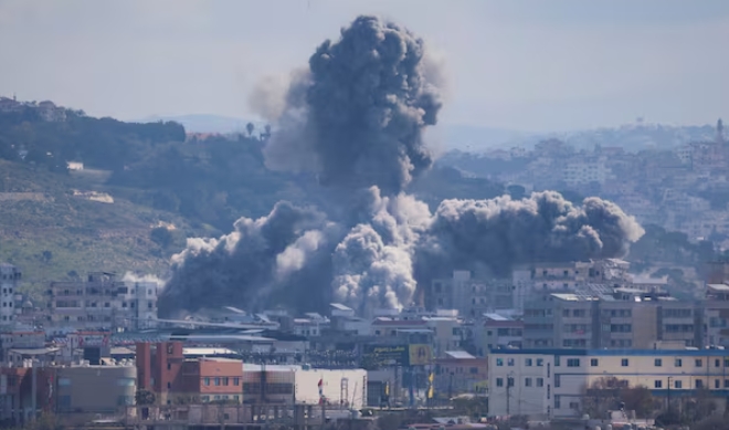 Israel không kích vào Lebanon. (Ảnh: Reuters)