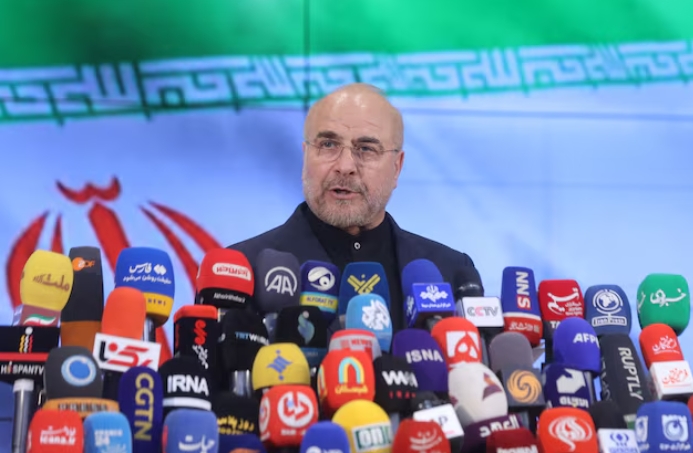 Ông Baqer Qalibaf, Chủ tịch Quốc hội, trưởng phái đoàn đàm phán Iran. (Ảnh: Reuters)