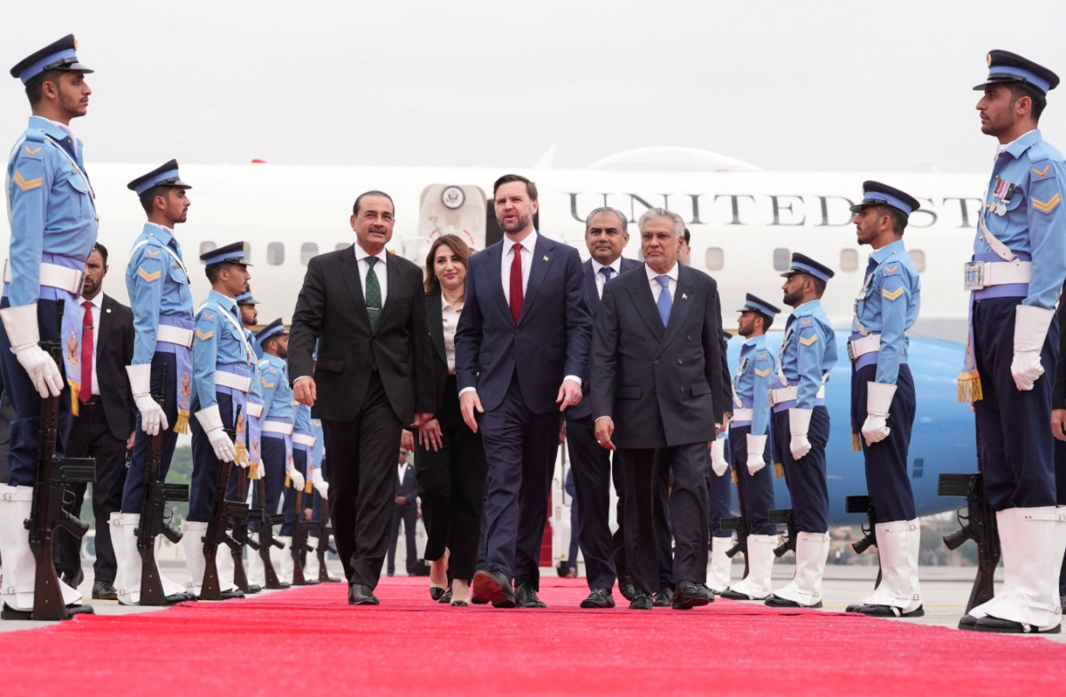 Phó Tổng thống Mỹ JD Vance tới Pakistan đàm phán. Ảnh: Reuters