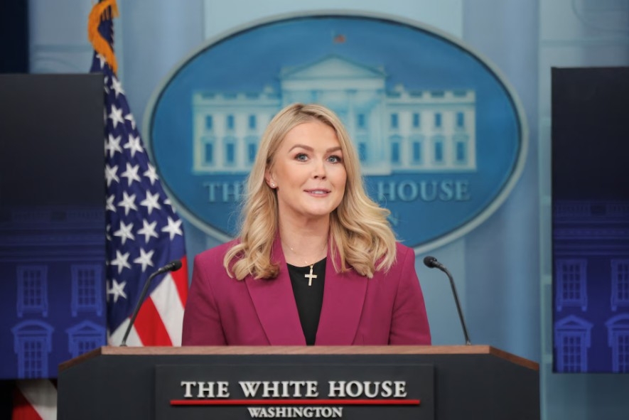 Thư ký báo chí Nhà Trắng Karoline Leavitt. Ảnh: Reuters