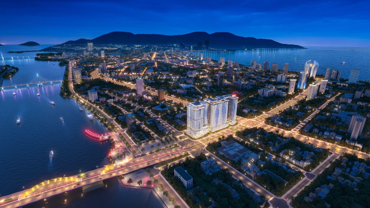 Bất động sản ven sông Hàn ghi nhận mức độ quan tâm cao (Ảnh: ROX Group)