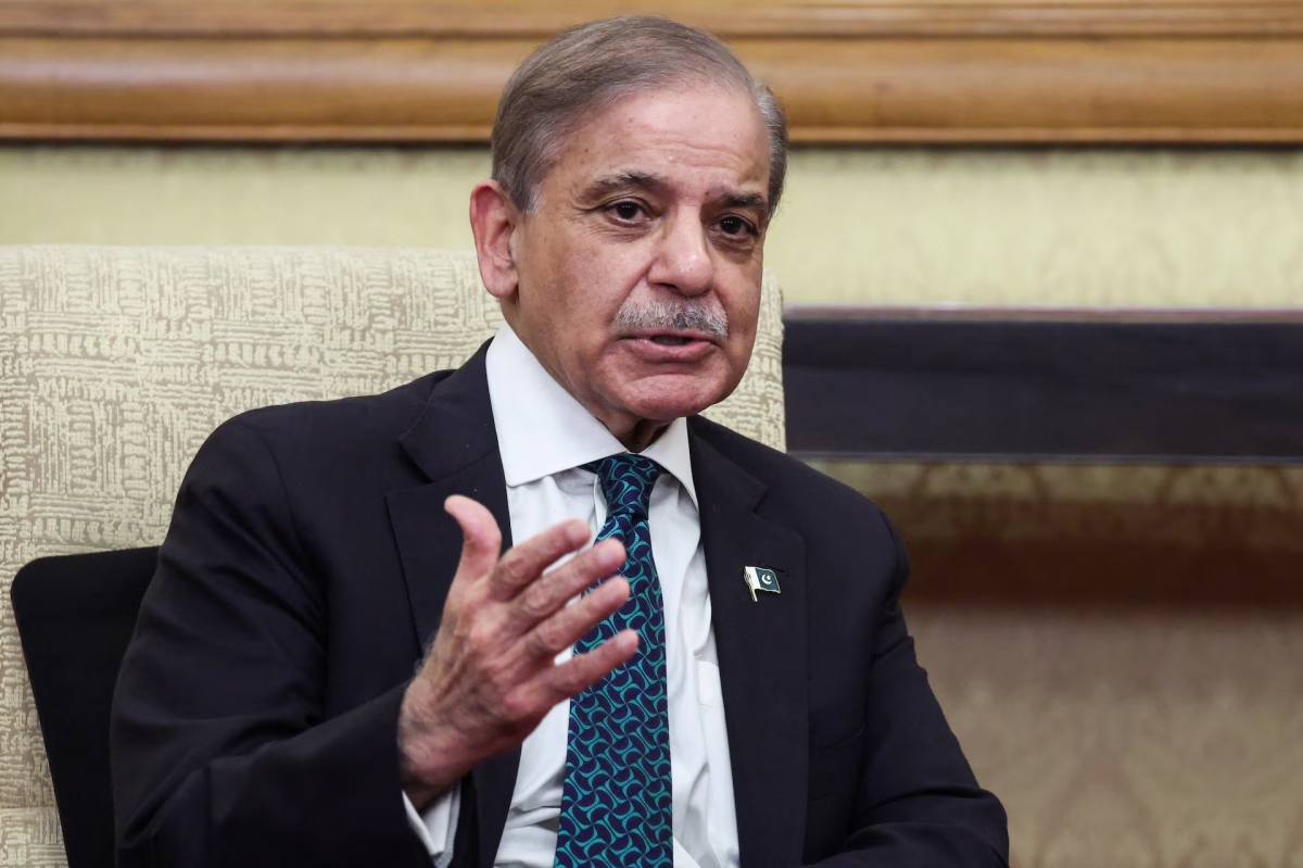 Thủ tướng Pakistan Shehbaz Sharif. Ảnh: Reuters.
