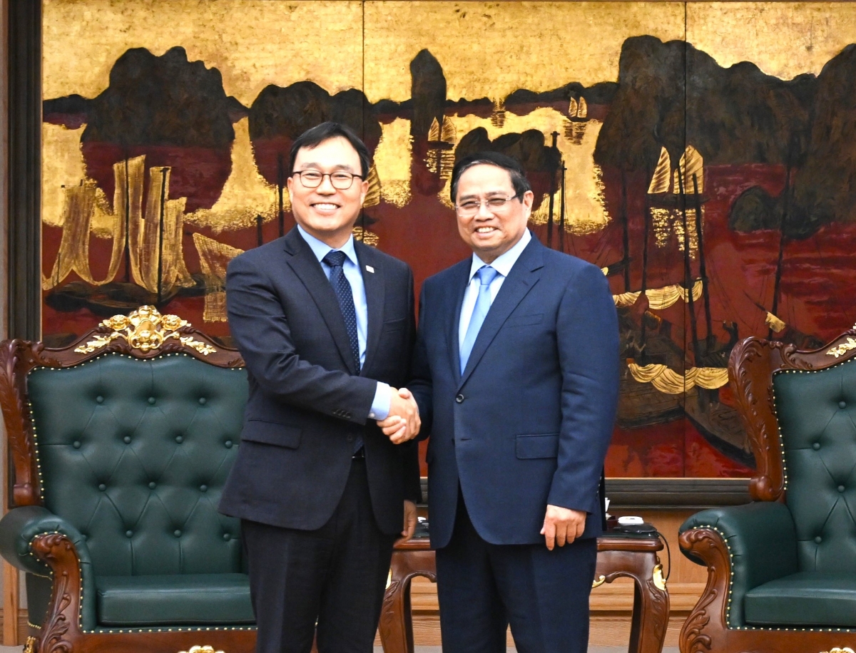 Thủ tướng Chính phủ Phạm Minh Chính tiếp ông Choi Young Sam, Đại sứ Hàn Quốc tại Việt Nam