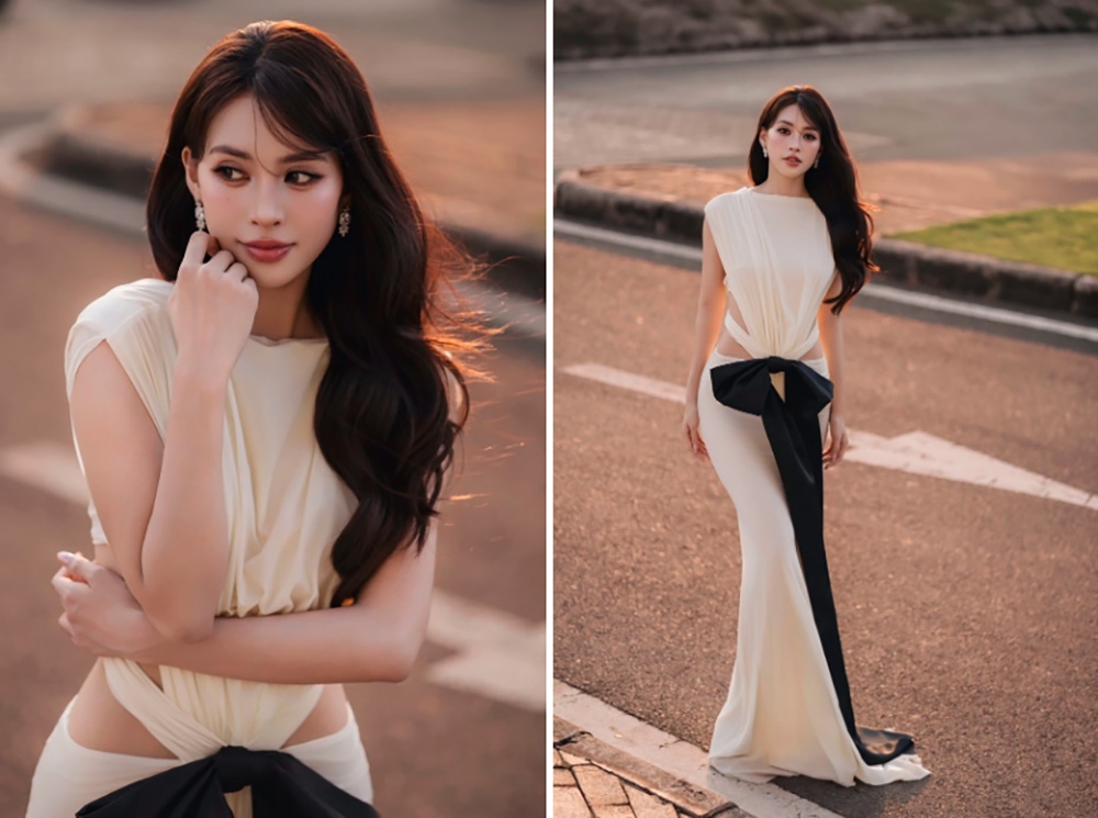 Tiểu Vy gây chú ý với nhan sắc và hình thể nổi bật trong bộ ảnh mới. Gần đây, cô duy trì hoạt động từ điện ảnh, gameshow đến thời trang.