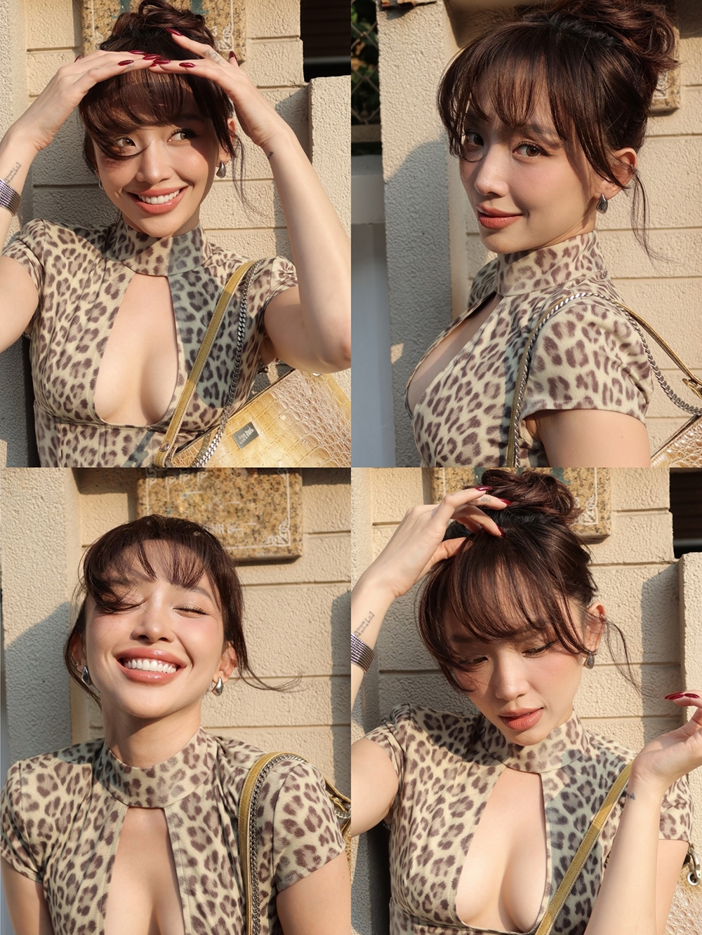 Visual và body thăng cấp của Tóc Tiên khiến nhiều người trầm trồ, cô đáp trả cộng đồng mạng khi bị nhắc nhở ăn mặc quá hở hang: "Chị bỏ qua nghen".