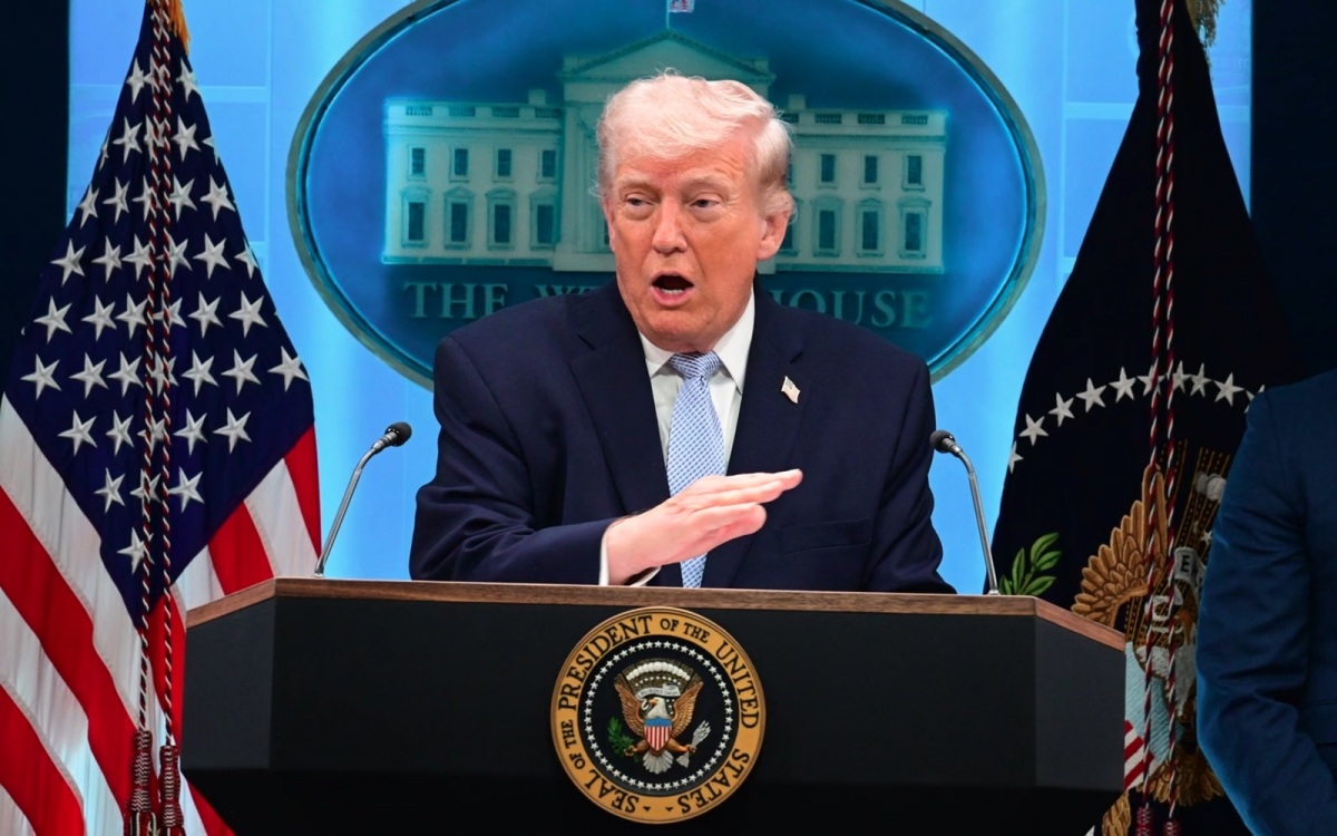 Tổng thống Mỹ Trump. Ảnh: NurPhoto.