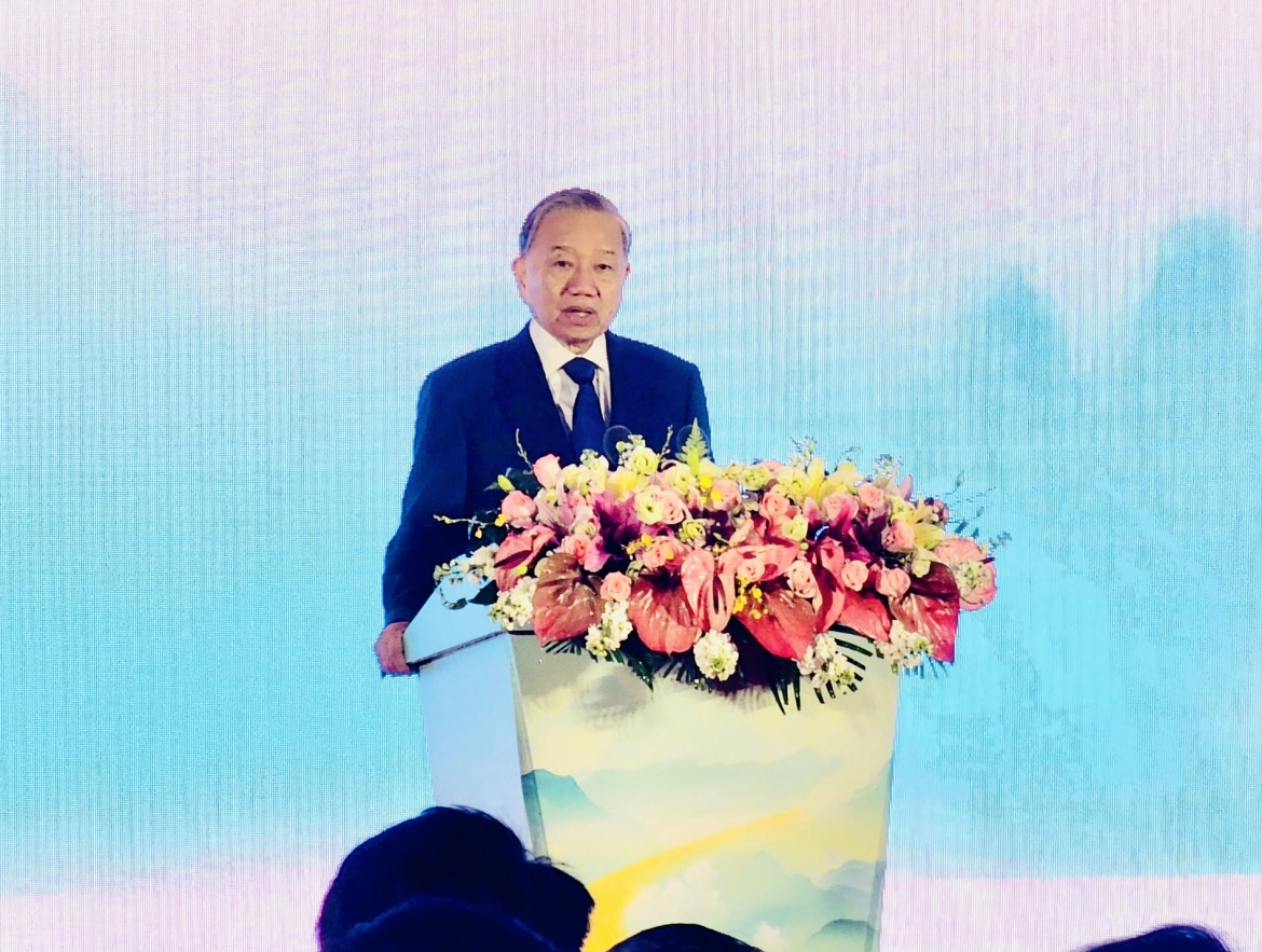 Tổng Bí thư, Chủ tịch nước Tô Lâm phát biểu tại Lễ khởi động Liên hoan nhân dân biên giới Việt Nam - Trung Quốc năm 2026