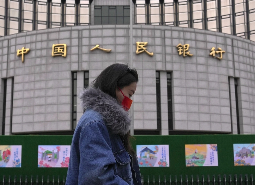 Ngân hàng Trung ương Trung Quốc. Ảnh: AP