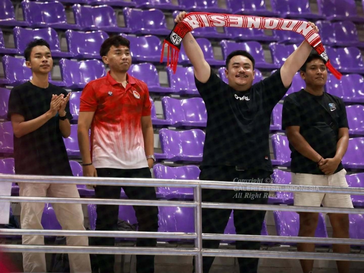 Các CĐV Indonesia trên khán đài. (Ảnh: Galeri Futsal). 