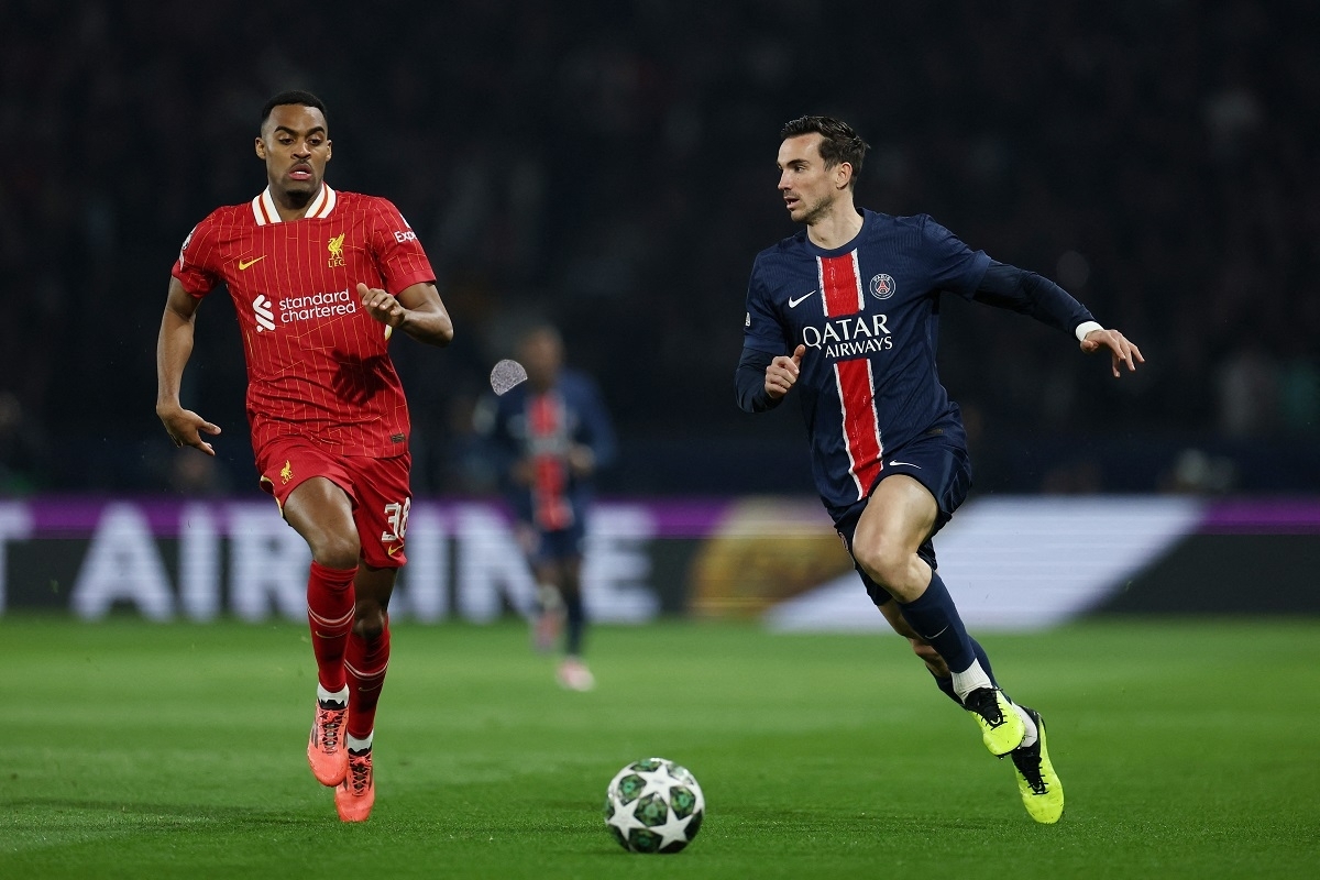 Hình ảnh trận đấu giữa hai đội Liverpool và PSG mùa trước. (Ảnh: Reuters). 