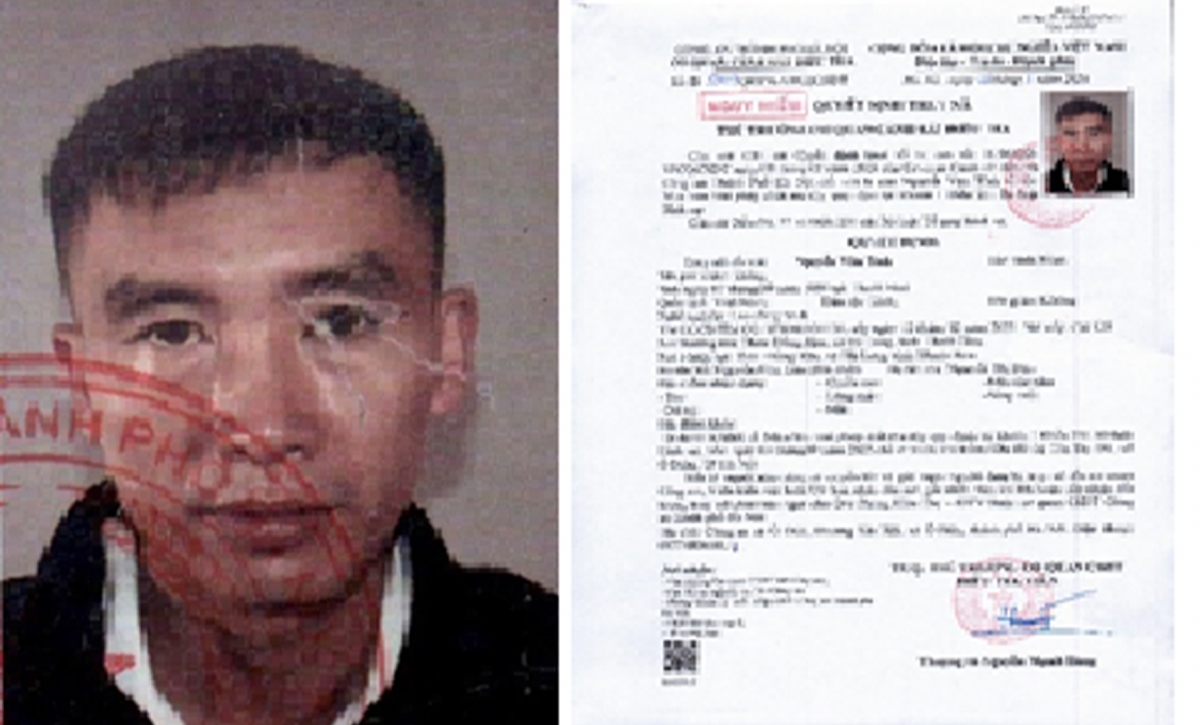 Quyết định truy nã đối tượng Nguyễn Văn Tình