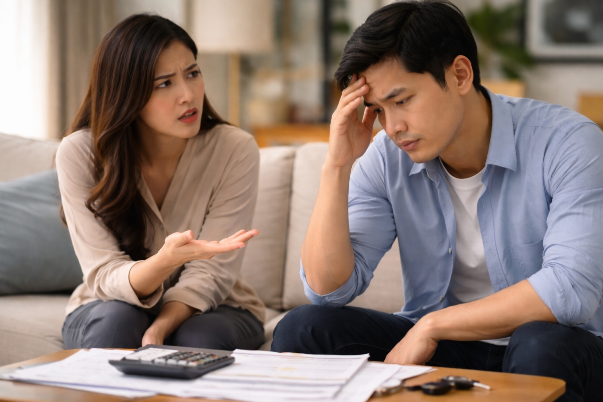 Chồng tôi nói có xe đi lại tiện, về quê cũng đỡ bị coi thường (ảnh minh họa: AI)