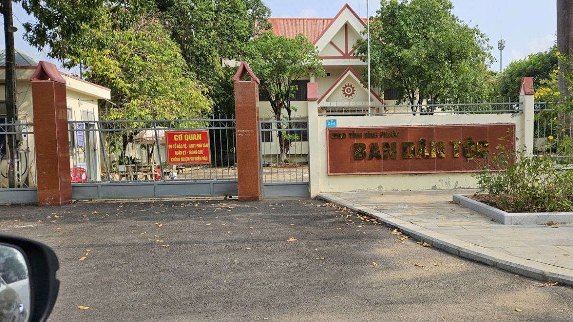 Ban Dân tộc UBND tỉnh Bình Phước cũ 