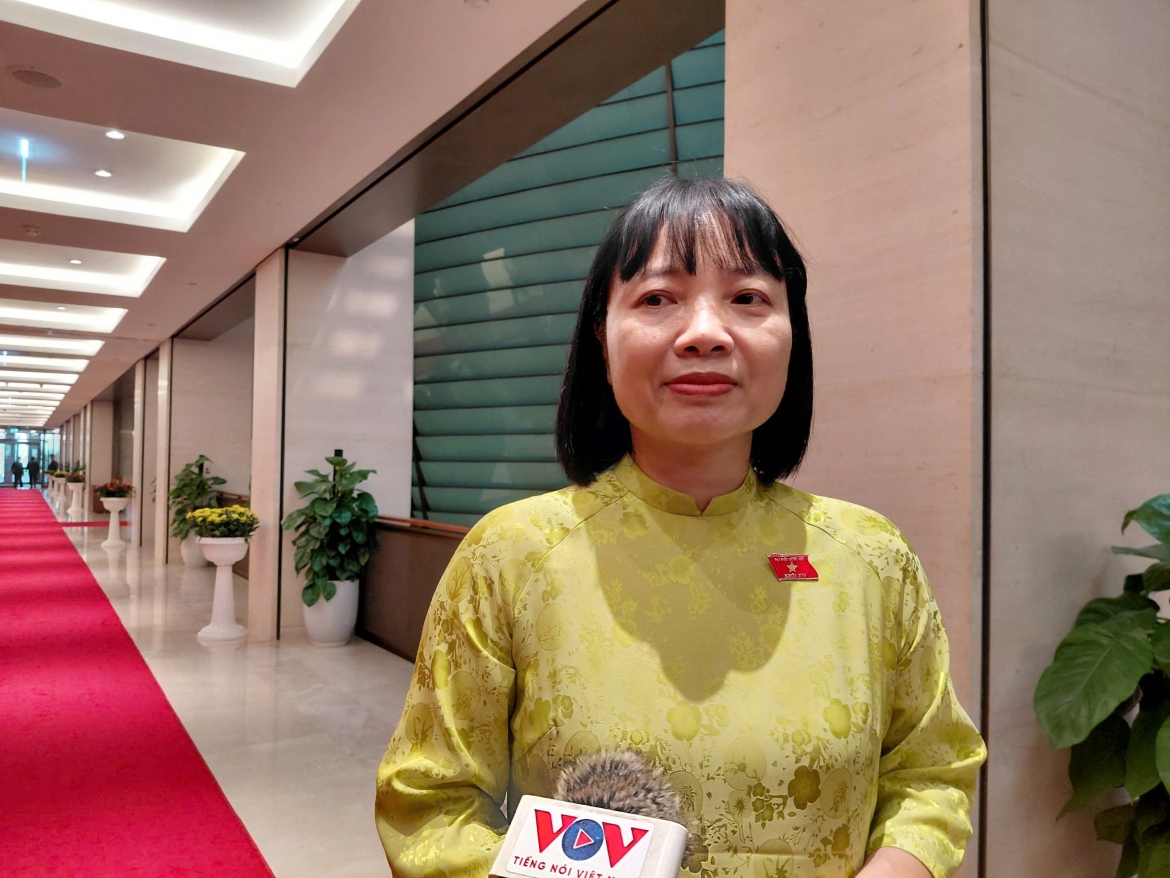 Đại biểu Nguyễn Thị Việt Nga (đoàn Hải Phòng)