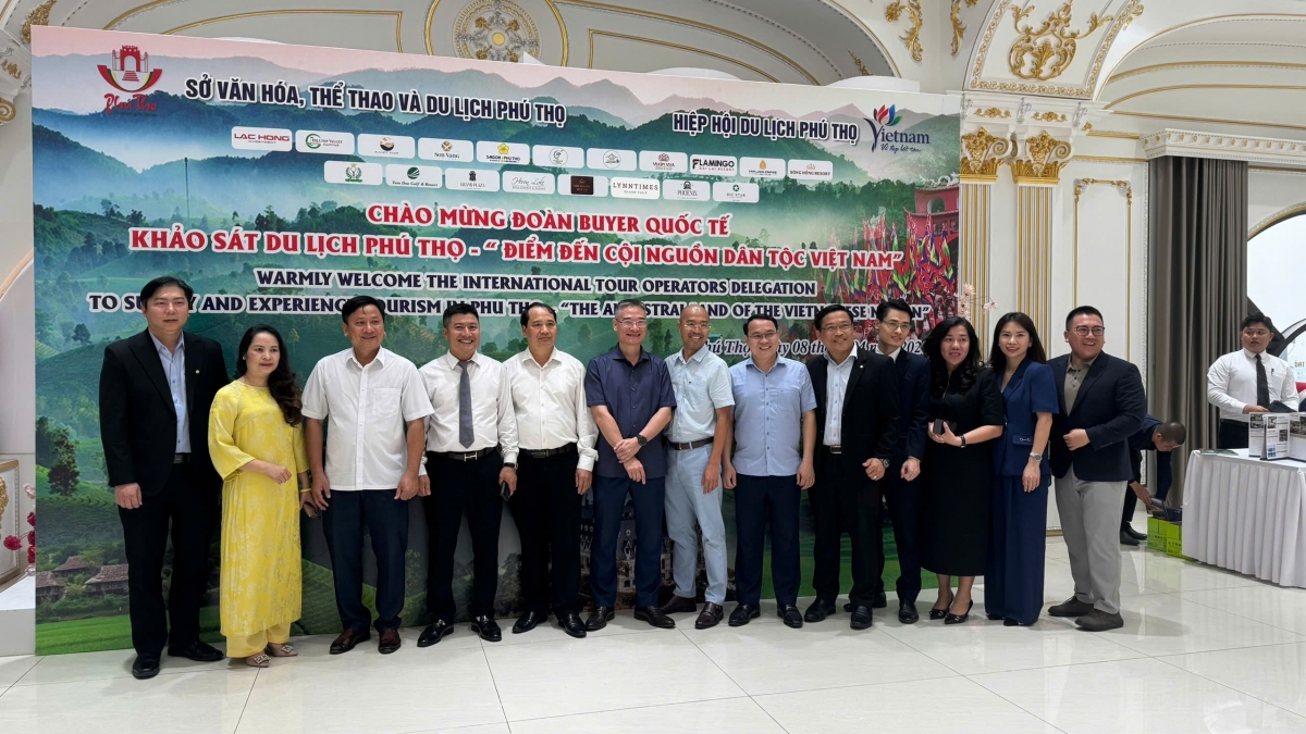 Chương trình xúc tiến điểm đến, gặp gỡ và kết nối doanh nghiệp tại Việt Trì, Phú Thọ. Ảnh: Thúy Hà