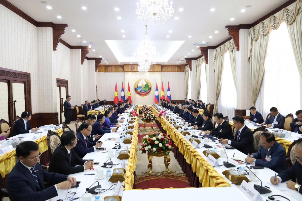 Các đại biểu tham dự buổi hội kiến.