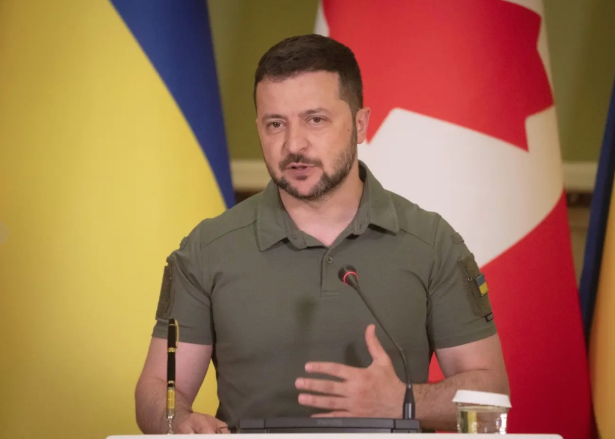 Tổng thống Ukraine Zelensky. Ảnh: AP