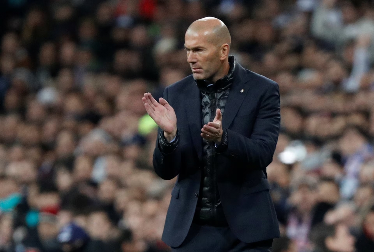 HLV Zinedine Zidane. (Ảnh: Reuters)