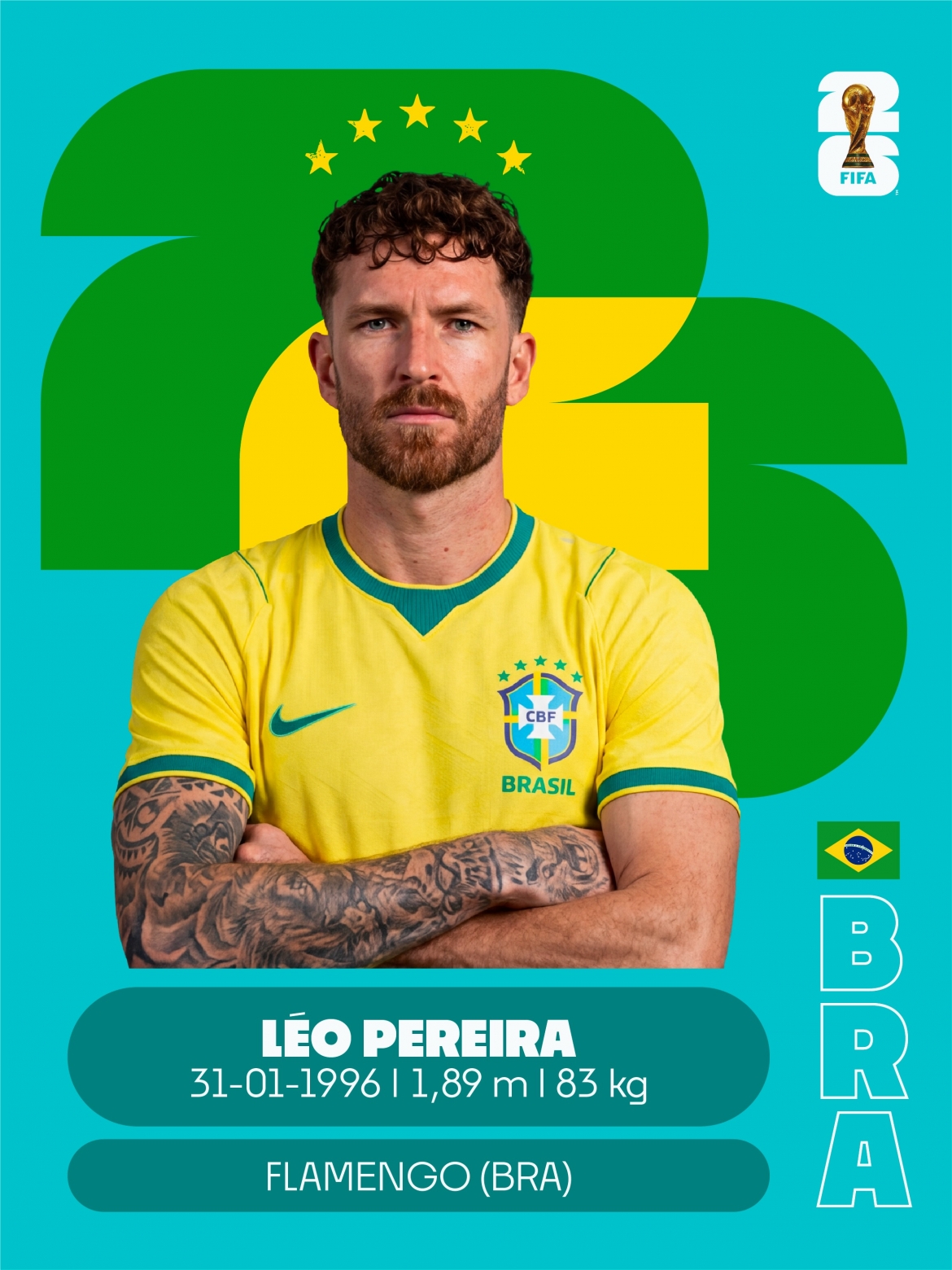 Số áo 15 - Léo Pereira