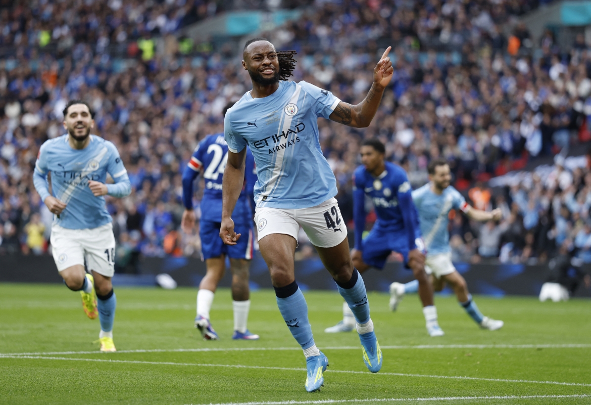 Semenyo là tác giả bàn thắng duy nhất trong trận chung kết FA Cup 2025/2026. (Ảnh: Reuters)
