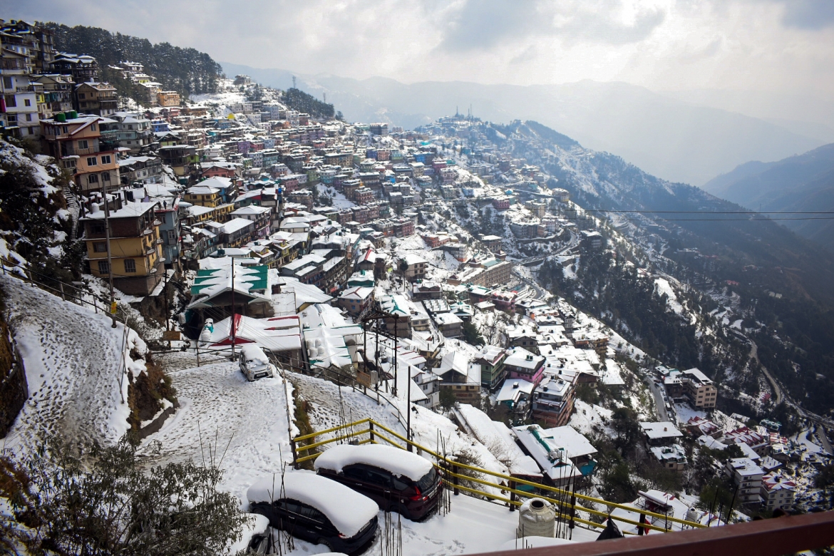 Điểm du lịch Shimla thuộc bang Himachal Pradesh hồi tháng 1/2026. Ảnh: ANI