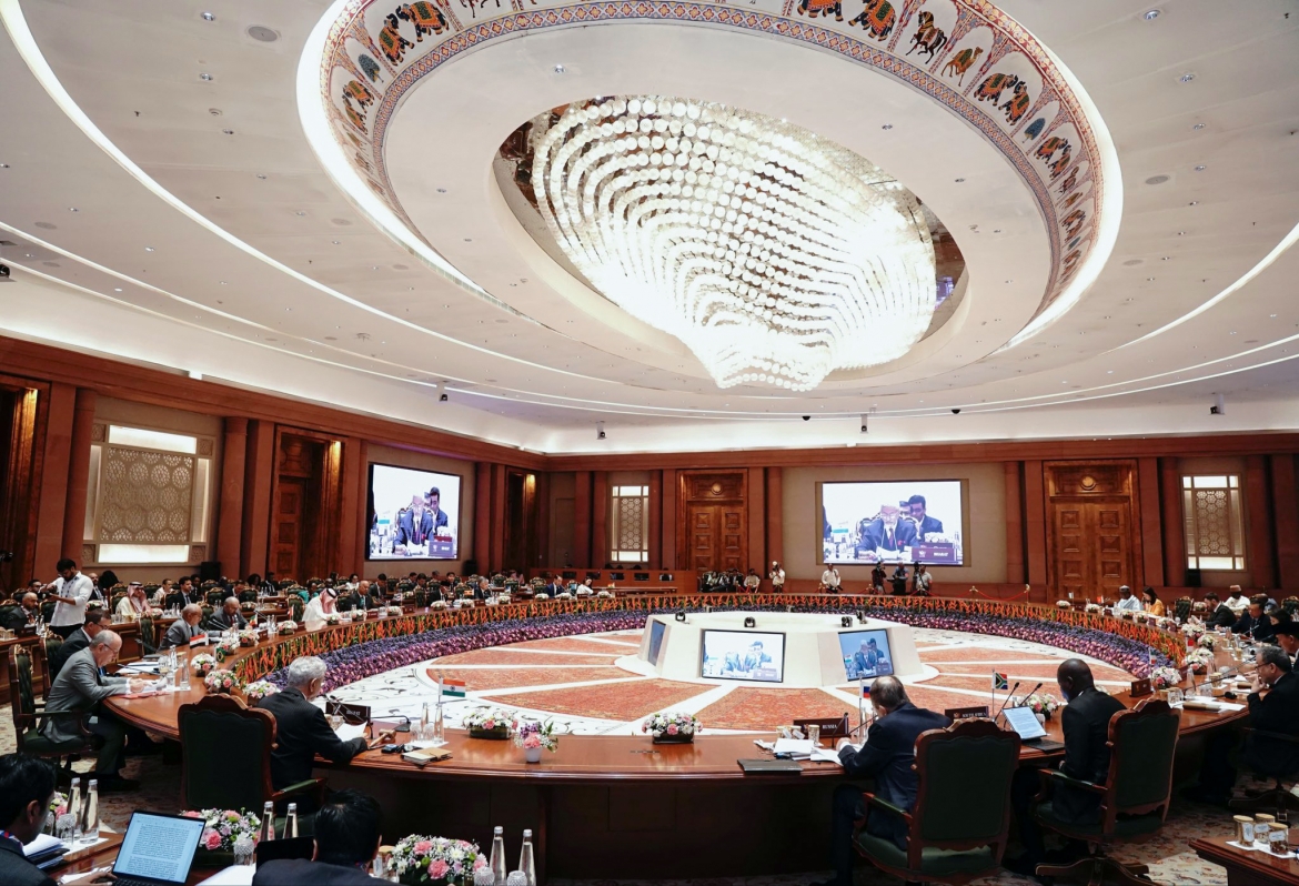 Toàn cảnh hội nghị BRICS. Ảnh: ANI.