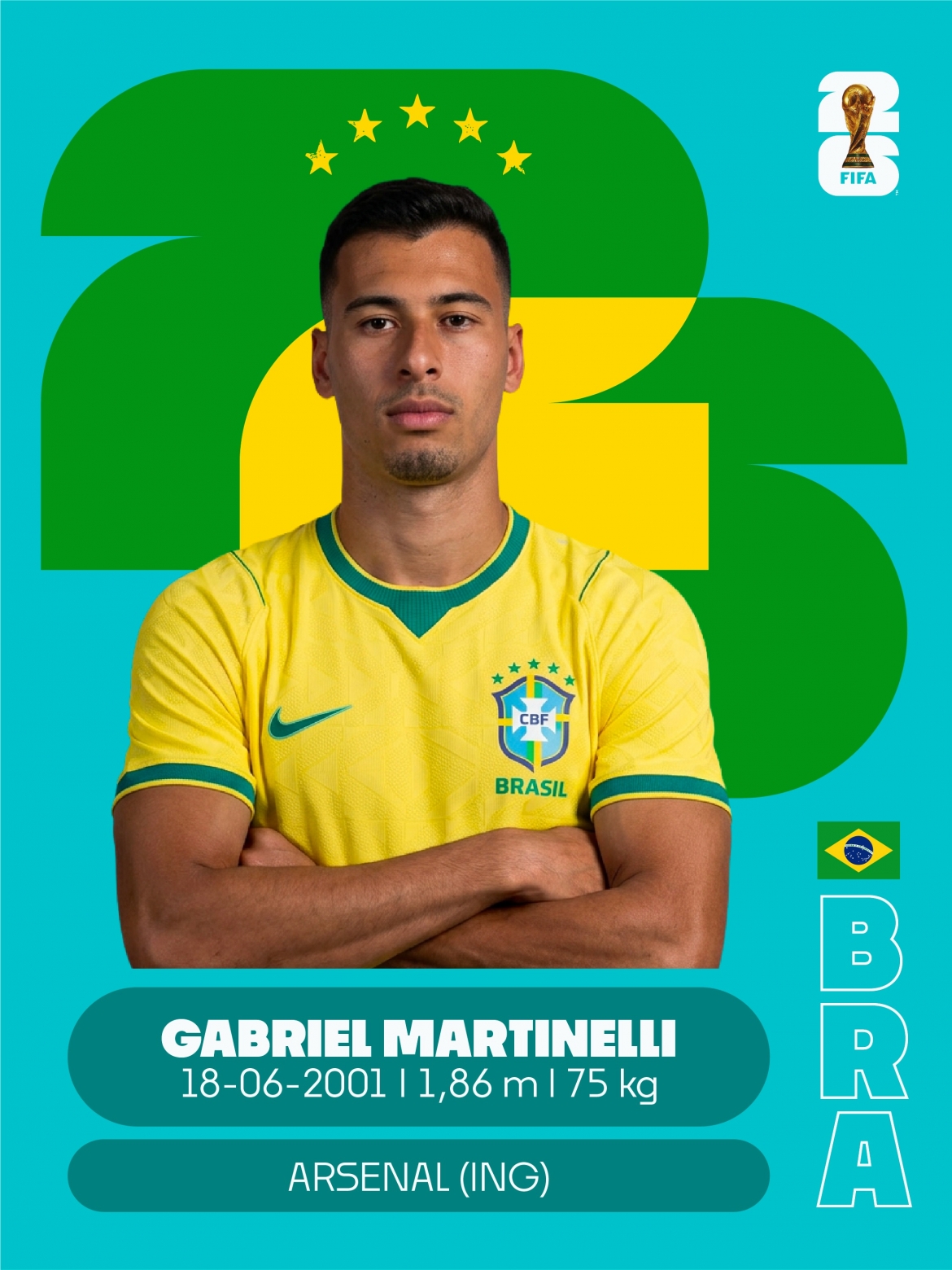 Số áo 22 - Martinelli