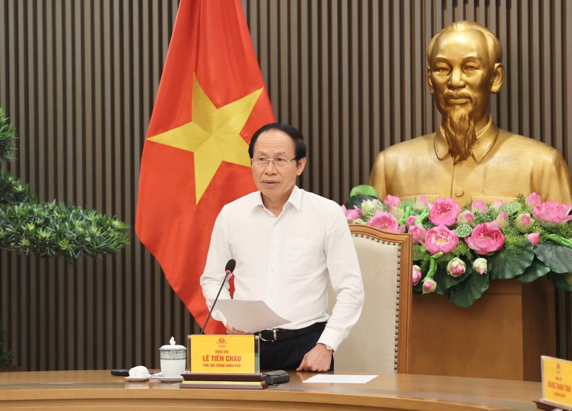 Phó Thủ tướng Lê Tiến Châu chủ trì cuộc họp