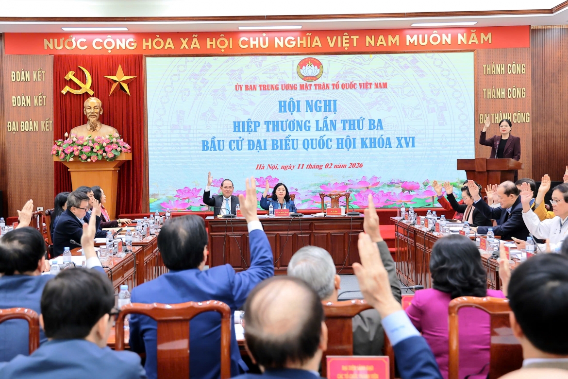 Đoàn Chủ tịch Ủy ban Trung ương MTTQ Việt Nam tổ chức Hội nghị hiệp thương lần thứ ba.