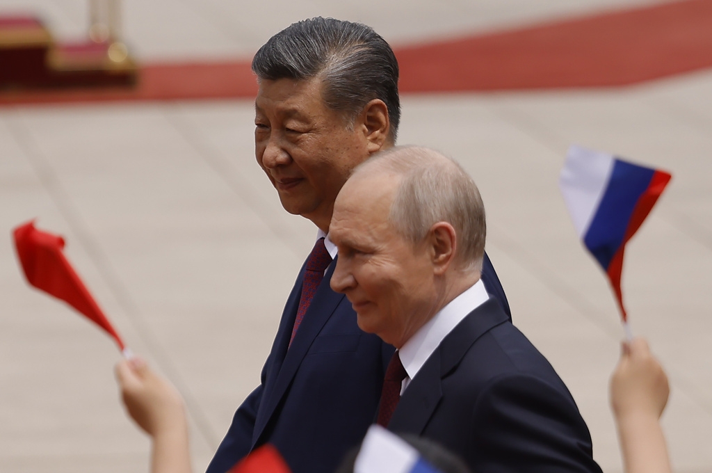 Tổng thống Nga Putin thăm Trung Quốc ngày 20/5/2026. Ảnh: AP
