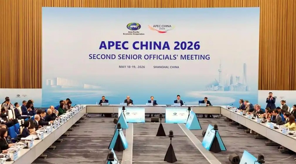 Hội nghị quan chức cấp cao APEC lần thứ hai năm 2026 tổ chức tại Thượng Hải ngày 18/5. Ảnh: The Paper
