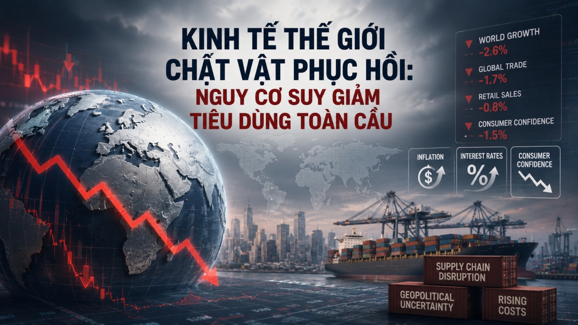 Sau nhiều năm là “đầu kéo” giúp kinh tế thế giới vượt qua khủng hoảng, sức mua toàn cầu có dấu hiệu hụt hơi khi người dân ngày càng thắt chặt chi tiêu trước áp lực lạm phát, lãi suất cao và bất ổn địa chính trị kéo dài. (Ảnh minh họa)