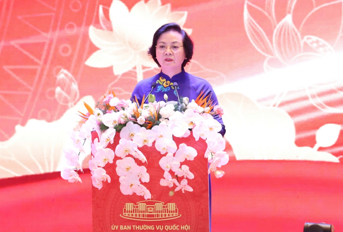 Bí thư Trung ương Đảng, Phó Thủ tướng Chính phủ Phạm Thị Thanh Trà phát biểu tại hội nghị