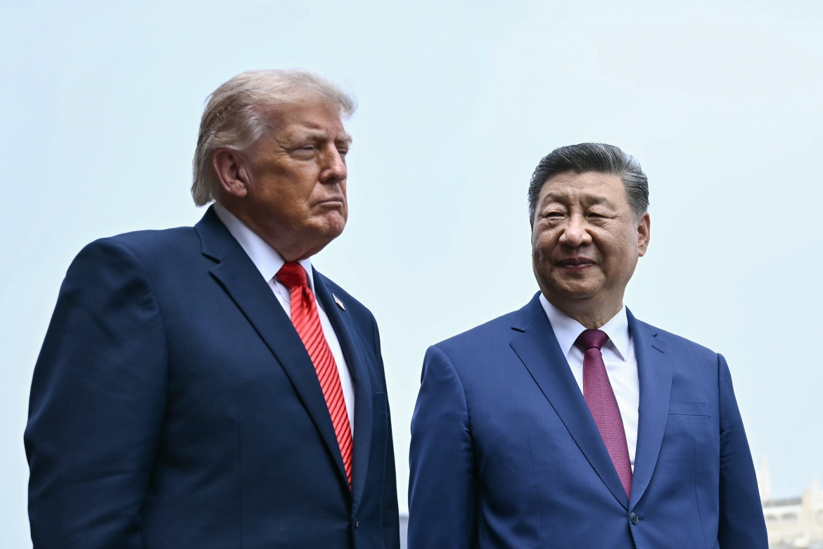 Tổng thống Mỹ Donald Trump và Chủ tịch Trung Quốc Tập Cận Bình. Ảnh: AP