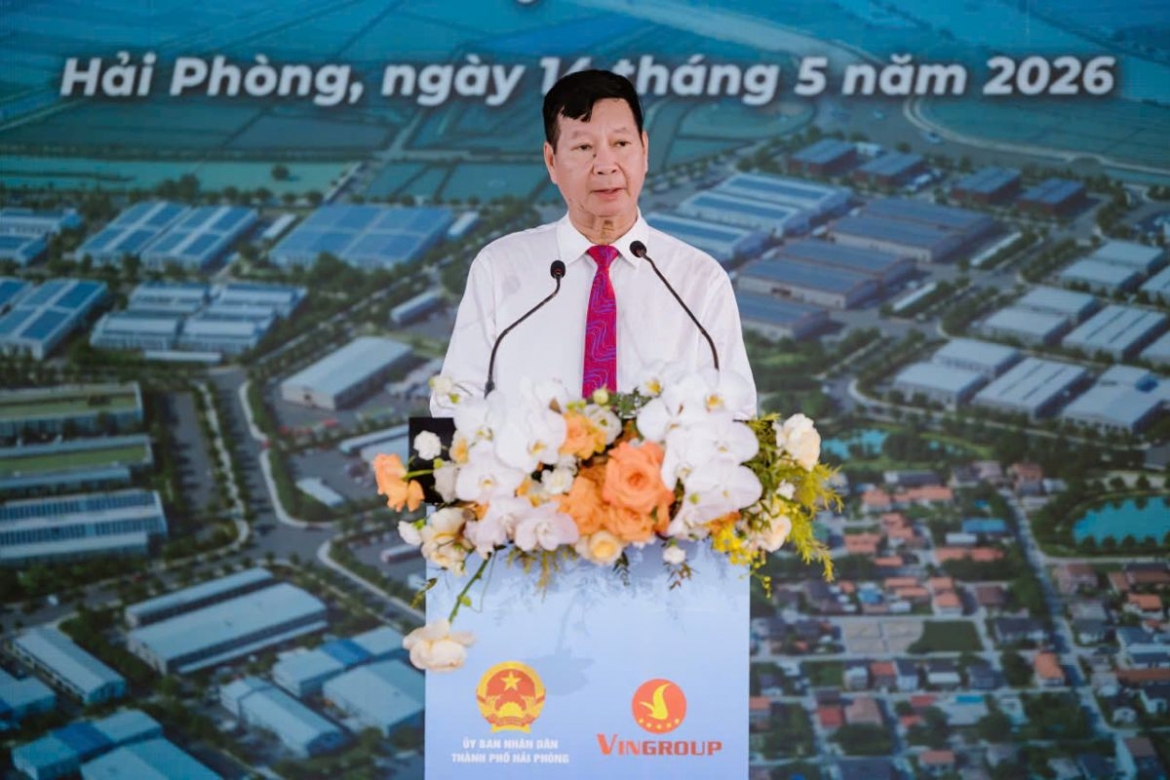 Ông Lê Khắc Hiệp – Phó Chủ tịch Tập đoàn Vingroup phát biểu tại sự kiện