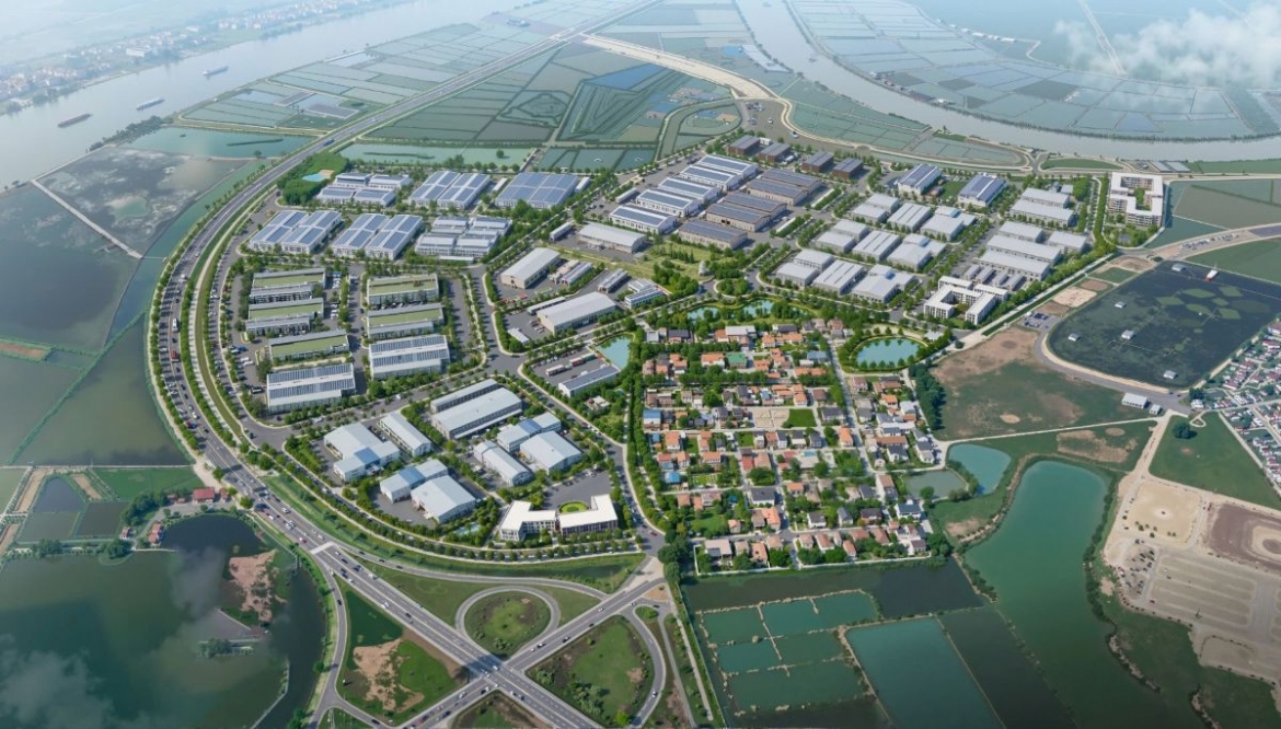 Khu công nghiệp Nam Tràng Cát sẽ trở thành mắt xích quan trọng trong hệ sinh thái công nghiệp - logistics của Hải Phòng