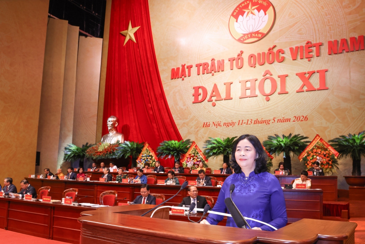 Bà Bùi Thị Minh Hoài, Ủy viên Bộ Chính trị, Bí thư Trung ương Đảng, Bí thư Đảng ủy MTTQ, các đoàn thể Trung ương, Chủ tịch Ủy ban Trung ương MTTQ Việt Nam khóa X tiếp tục được tín nhiệm cao, hiệp thương cử giữ chức Chủ tịch Ủy ban Trung ương MTTQ Việt Nam khóa XI, nhiệm kỳ 2026 - 2031.
