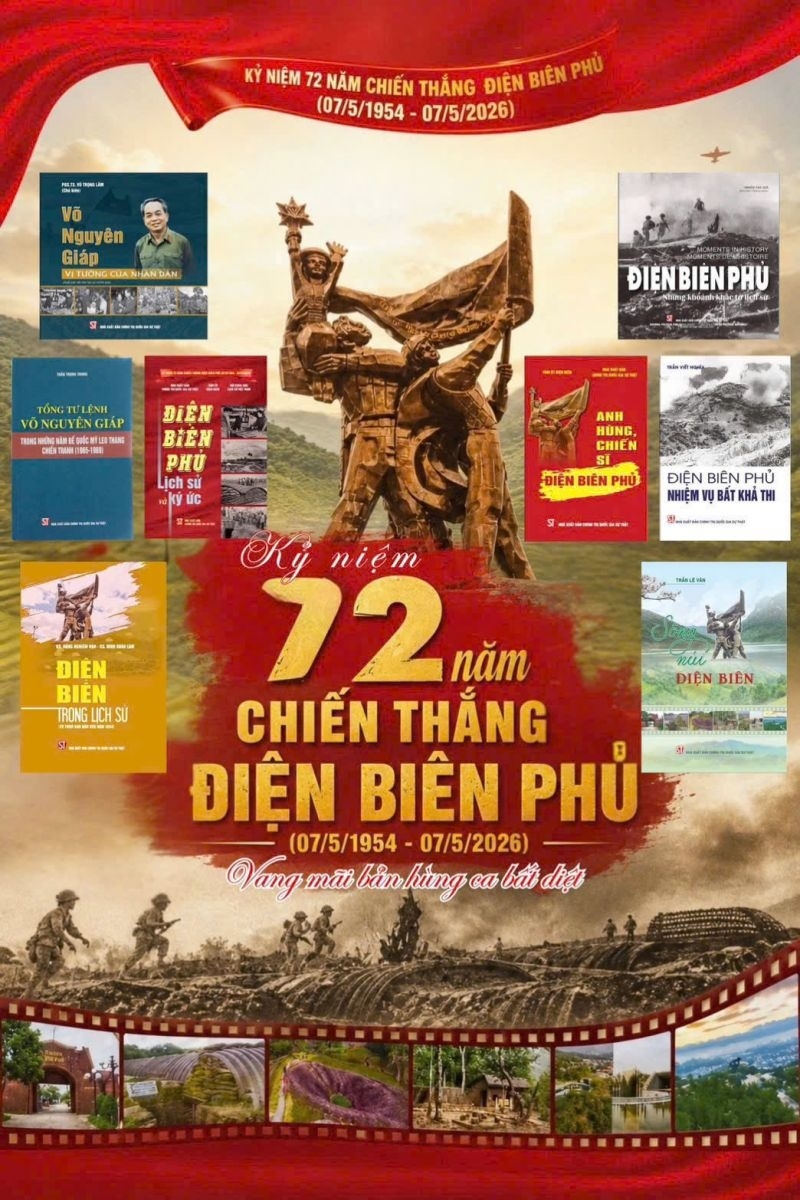 Một số cuốn sách về chiến thắng Điện Biên Phủ 