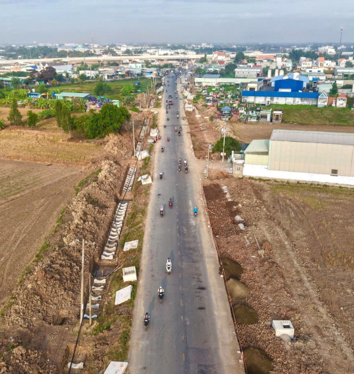 Trục ĐT.830C kết nối Nguyễn Hữu Trí (Ảnh: BIM Group)