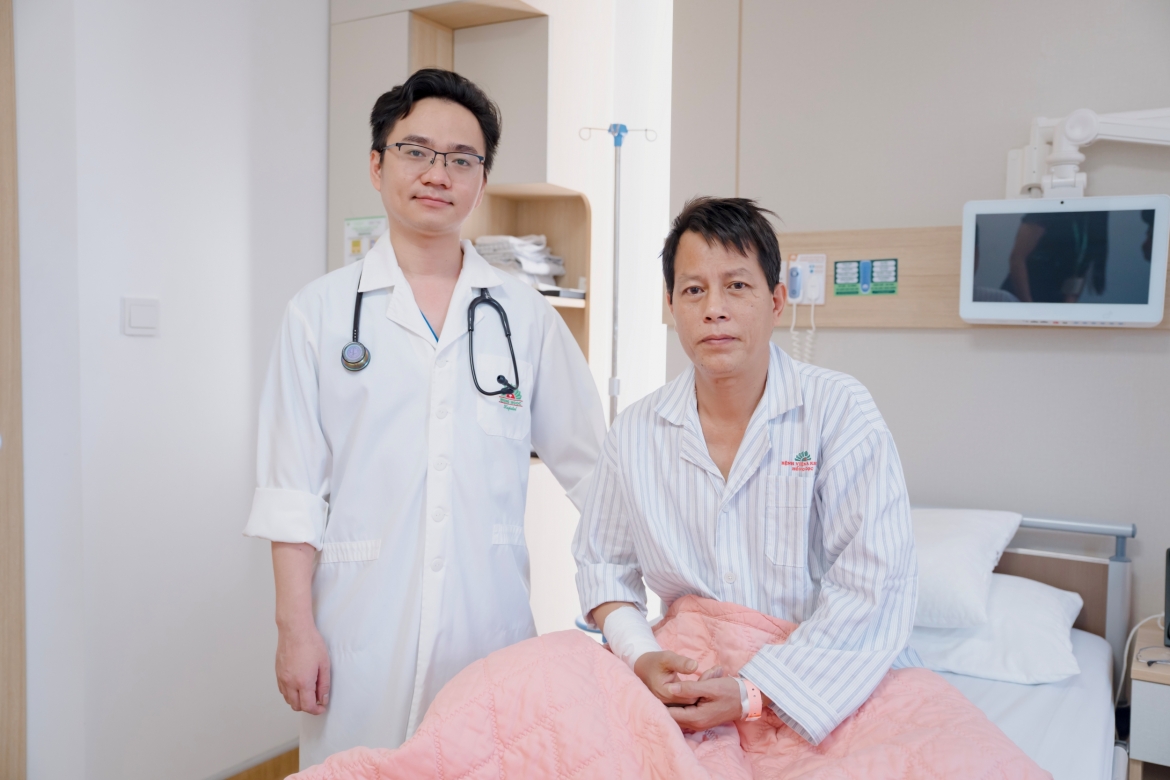 Ông T hồi phục sức khỏe tốt sau can thiệp