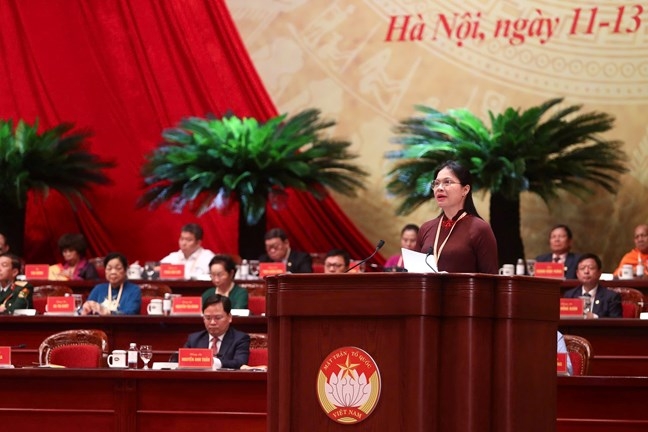 Bà Hà Thị Nga, Phó Chủ tịch - Tổng Thư ký Ủy ban Trung ương Mặt trận Tổ quốc Việt Nam. (Ảnh: MTTQ)