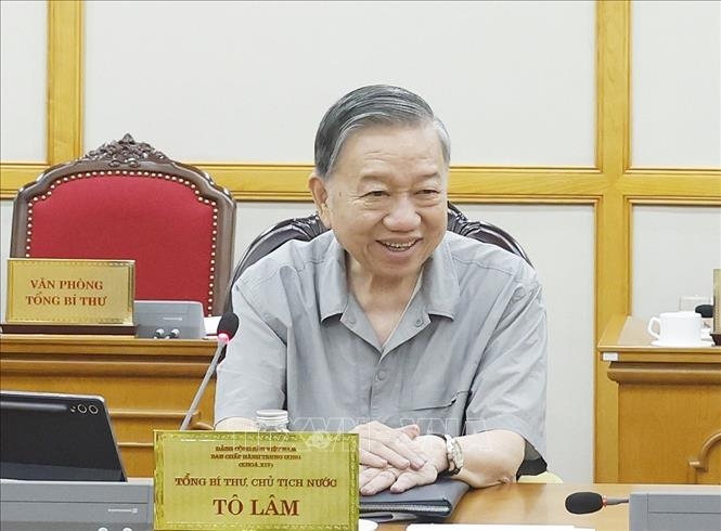 Tổng Bí thư, Chủ tịch nước Tô Lâm phát biểu chỉ đạo. Ảnh: Thống Nhất/TTXVN