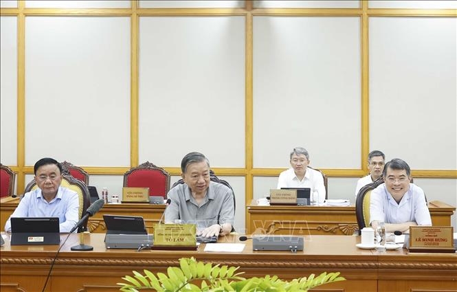 Tổng Bí thư, Chủ tịch nước Tô Lâm phát biểu chỉ đạo. Ảnh: Thống Nhất/TTXVN