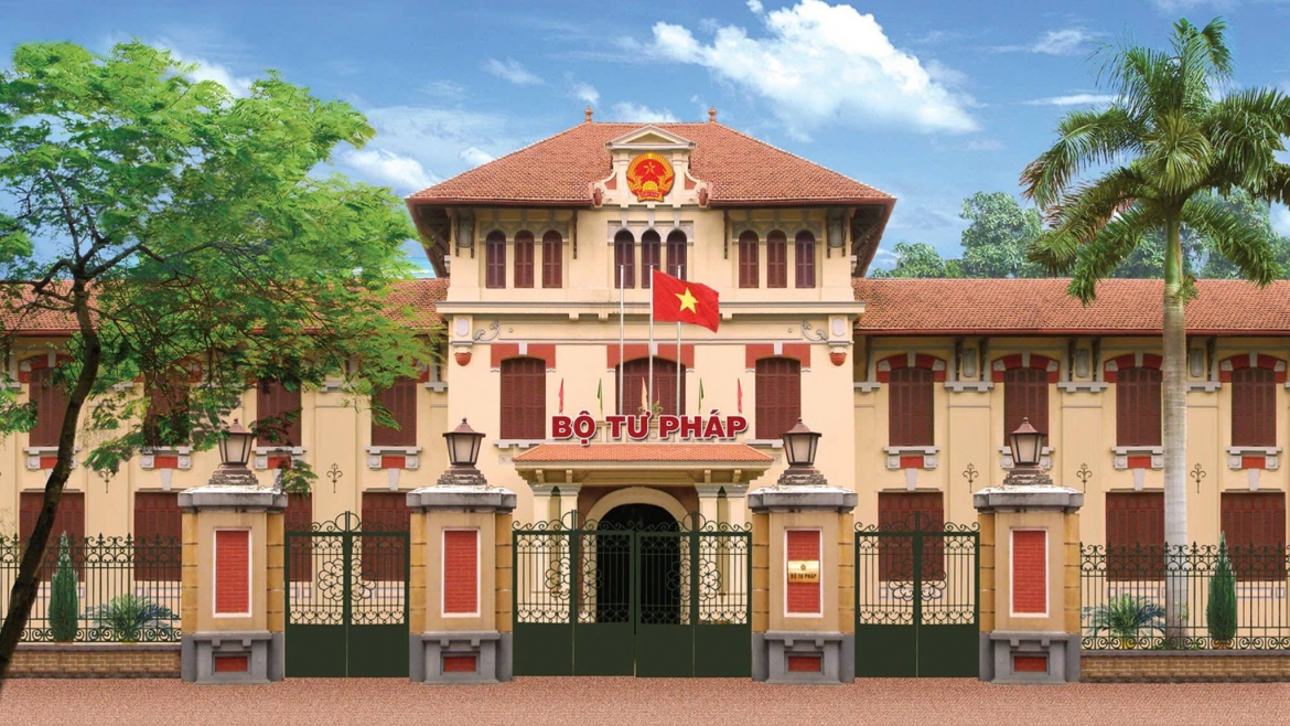 Trụ sở Bộ Tư pháp.
