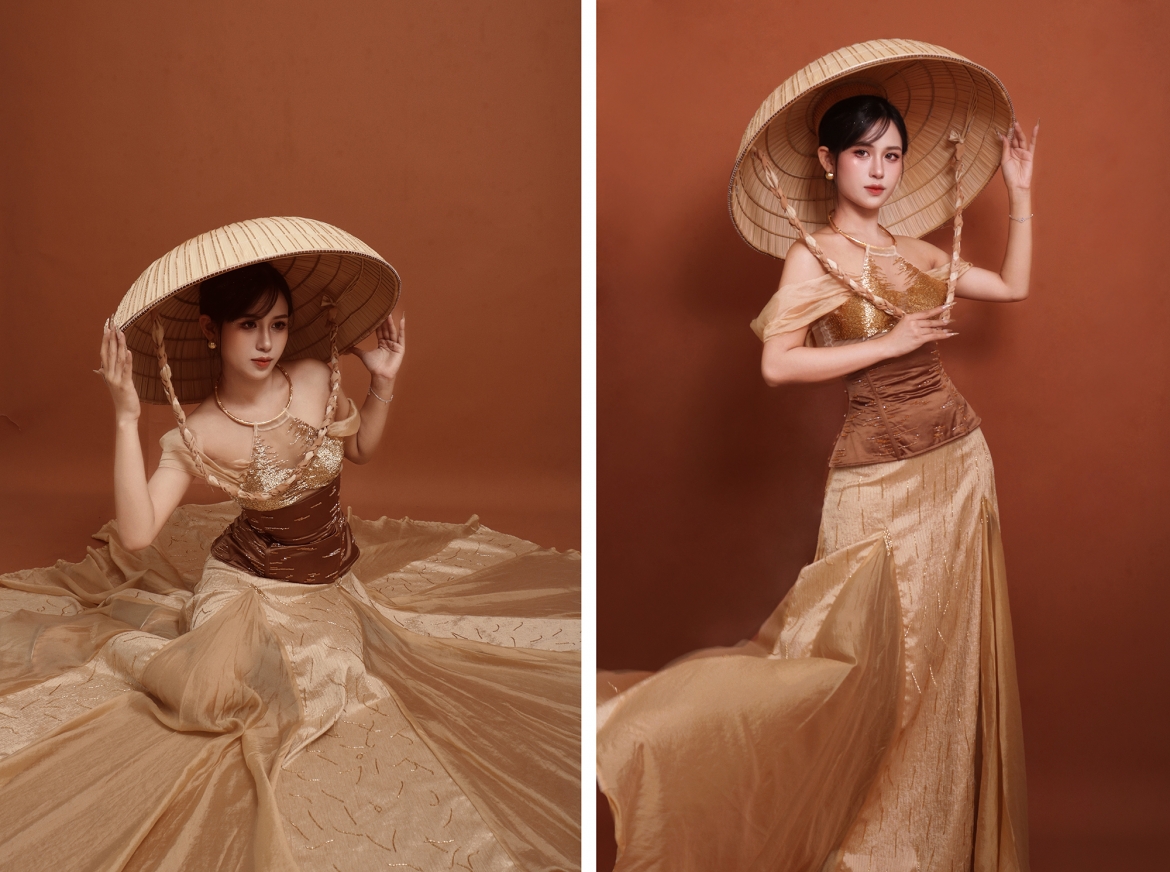 Chiếc nón lá được cách điệu