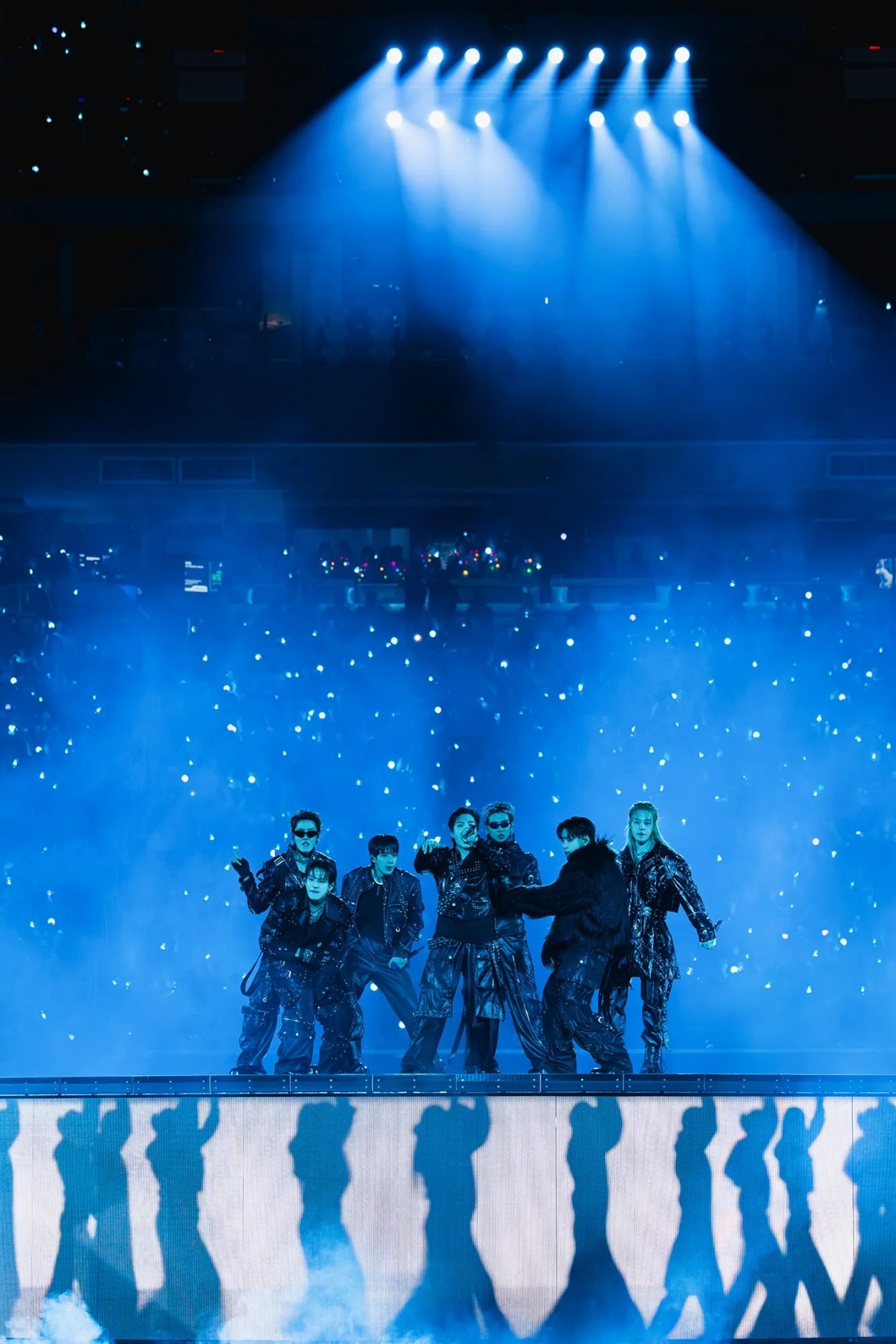 BTS biểu diễn trên sân khấu trong khuôn khổ “Arirang World Tour” tại Las Vegas. (Ảnh: BigHit Music)